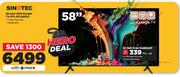 Sinotec 58" UHD Google TV STL58G1U