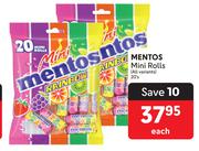 Mentos Mini Rolls (All Variants)-20's Each