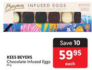 Kees Beyers Chocolate Infused Eggs-65g Each