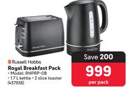 Russell Hobbs Royal Breakfast Pack RHPRP-0B-Per Pack