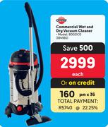Genesis Commercial Wet & Dry Vacuum Cleaner 80GDC0