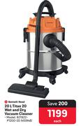Bennett Read 20L Titan 20 Wet & Dry Vacuum Cleaner BJ1922-P1200-20