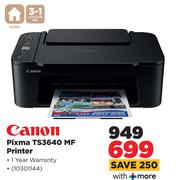 Canon Pixma TS3640 MF Printer