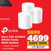 TP-Link Deco X20 AX1800 Whole Home Mesh System