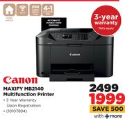 Canon Maxify MB2140 Multifunction Printer