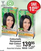 Natur Vital Coloursafe Permanent Hair Colour Assorted Shades-150ml Each