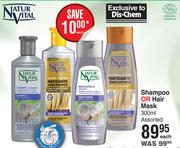 Natur Vital Shampoo Or Hair Mask Assorted-300ml Each