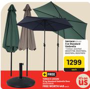 Terrace Leisure 3m Standard Umbrella-Each