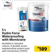 Fired Earth Damp X Hydro Force Waterproofing With Membrane-5L