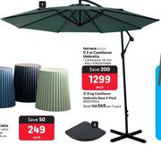 Terrace Leisure 3m Cantilever Umbrella