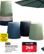 GSI Zig Zag Side Tables-Each