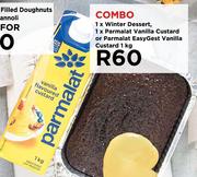 1 x Winter Dessert, 1 x Parmalat Vanilla Custard Or Parmalat EasyGest Vanilla Custard 1kg-Combo