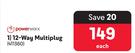 Powerworx 12-Way Multiplug 411360-Each