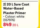 Plascon Sure Coat Water Based Plaster Primer 357976-20Ltr