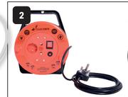 Powerworx 10m Extension Reel 451042-Each