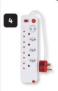 Powerworx 8-Way Surge Multipack 452477-Each
