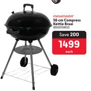 Megamaster 56cm Compress Kettle Braai 850010802-Each