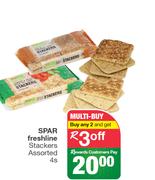 Spar Freshline Stackers Assorted-For 2 x 4s