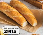 Garlic French Loaf Halves-For 2