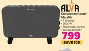 Alva Convection Heater Metallic