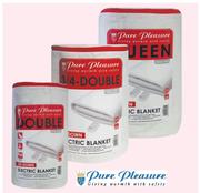 Pure Pleasure Non Fitted Single Electric Blanket 75 x 150cm