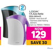 Logik 1.7L Auto Kettle RSH-080443-Each