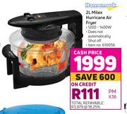 Homemark 2L Milex Hurricane Air Fryer