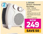 Logik Vertical/Horizontal Fan Heater