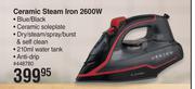 Elektra Ceramic Steam Iron 2600W