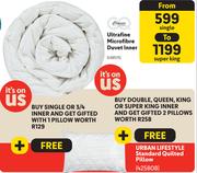 Classic Ultrafine Microfibre Duvet Inner