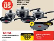 Tefal 8-Piece Essential Non-Stick Cookware Set 310370-Per Set