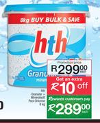 hth Granular + Mineralsoft Pool Chlorine-8kg Each