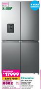 Hisense 579L Multi Door Freezer Fridge H750FS-WD