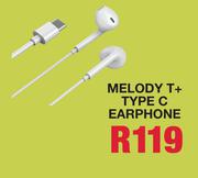 Melody T + Type C Earphone