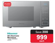 Hisense 20Ltr Electronic Microwave H20MOMS11 
