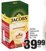 Jacobs Cappuccino Sticks (Selected)-8s/10s Each