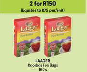 Laager Rooibos Teabags-For 2 x 160's