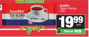 SaveMor Tagless Teabags-100s