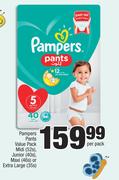 Pampers Pants Value Pack Midi(52s),Junior(40s),Maxi(46s) Or Extra Large(35s)-Per Pack