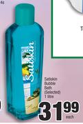 Satiskin Bubble Bath (Selected)-1Ltr Each
