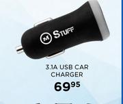 MStuff 3.1A USB Car Charger