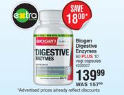 Biogen Digestive Enzymes 60 Plus 10 Vegi Capsules
