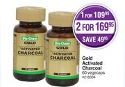 Dis-Chem Gold Activated Charcoal 60 Vegecaps-For 1