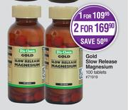 Dis-Chem Gold Slow Release Magnesium 100 Tablets-For 1