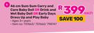 46cm Sum Sum Carry & Care Baby Doll Or Drink & Wet Baby Doll Or Early Days Dress Up & Play Baby-Each