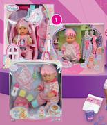 46cm Sum Sum Carry & Care Baby Doll Or Drink & Wet Baby Doll Or Early Days Dress Up & Play Baby-Each