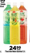 T'Best Aloe Water Assorted-1.5Ltr Each