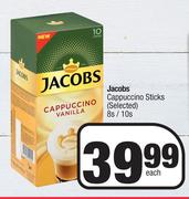 Jacobs Cappuccino Sticks (Selected)-8s/10s Each