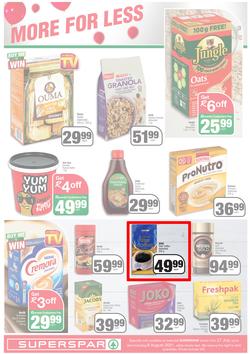 SUPERSPAR EASTERN CAPE : Go Big (27 July - 8 August 2021) Valid In | Bluewater Bay, Amalinda, Knysna, Heather Park, Jeffery's Bay, Rosehill, Protea, Sedgefield, Spandau, page 7