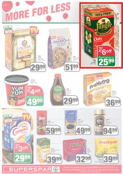 SUPERSPAR EASTERN CAPE : Go Big (27 July - 8 August 2021) Valid In | Bluewater Bay, Amalinda, Knysna, Heather Park, Jeffery's Bay, Rosehill, Protea, Sedgefield, Spandau, page 7